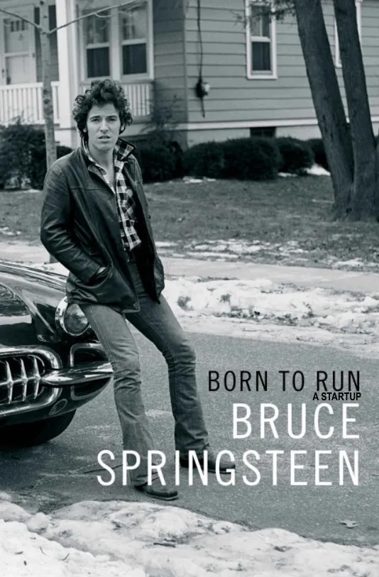 Cover of Bruce Springsteen&rsquo;s memoir Born to Run
